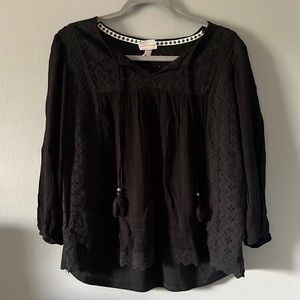 Women’s black KNOX ROSE blouse